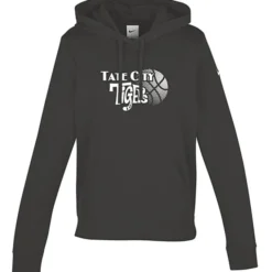 Nike Club Fleece Sleeve Swoosh Pullover Hoodie - Ladies' - Screen