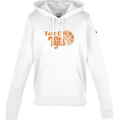 Nike Club Fleece Sleeve Swoosh Pullover Hoodie - Ladies' - Screen