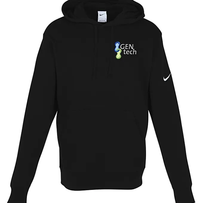 Nike Club Fleece Sleeve Swoosh Pullover Hoodie - Men's - Embroidered - 24 hr