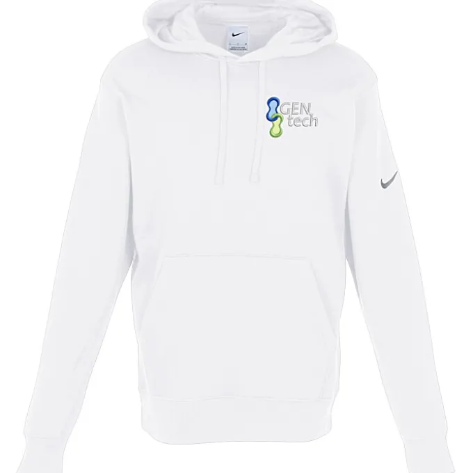 Nike Club Fleece Sleeve Swoosh Pullover Hoodie - Men's - Embroidered - 24 hr