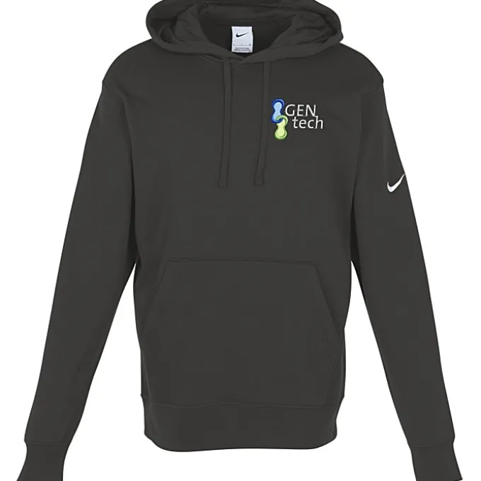 Nike Club Fleece Sleeve Swoosh Pullover Hoodie - Men's - Embroidered - 24 hr