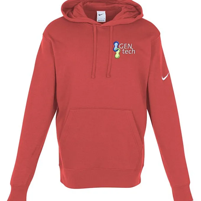 Nike Club Fleece Sleeve Swoosh Pullover Hoodie - Men's - Embroidered - 24 hr
