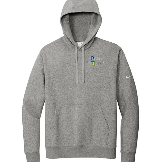 Nike Club Fleece Sleeve Swoosh Pullover Hoodie - Men's - Embroidered - 24 hr