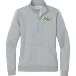 Nike Club Fleece Sleeve Swoosh 1/2-Zip Pullover - Ladies'