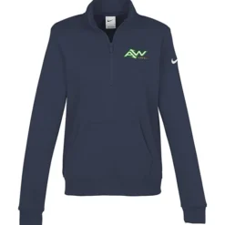 Nike Club Fleece Sleeve Swoosh 1/2-Zip Pullover - Ladies'