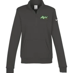 Nike Club Fleece Sleeve Swoosh 1/2-Zip Pullover - Ladies'