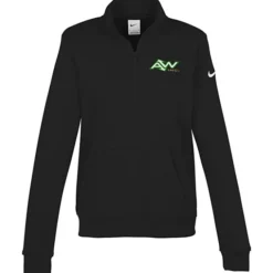 Nike Club Fleece Sleeve Swoosh 1/2-Zip Pullover - Ladies'