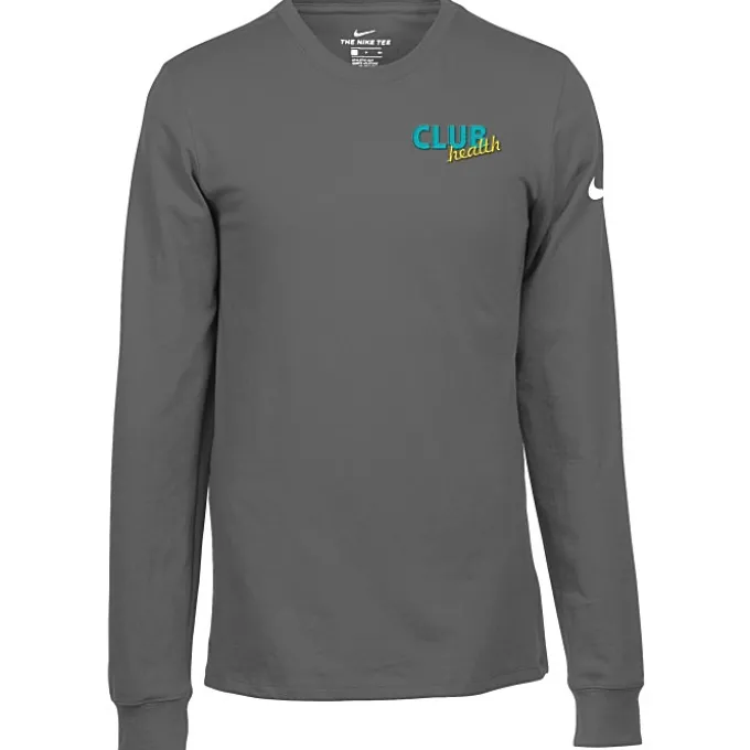 Nike Performance Blend LS T-Shirt - Men's - Embroidered