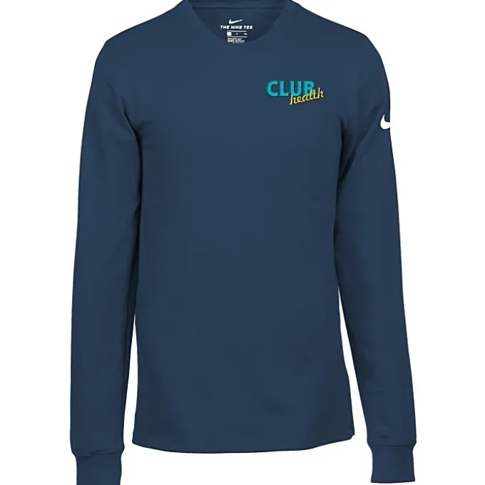 Nike Performance Blend LS T-Shirt - Men's - Embroidered