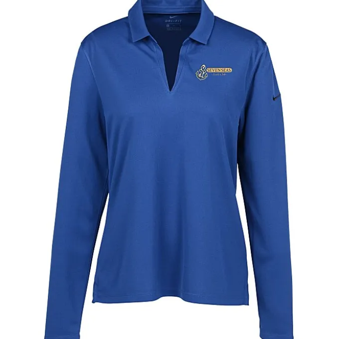 Nike Performance Tech Pique LS Polo 2.0 - Ladies'