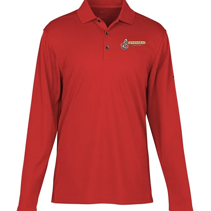 Nike Performance Tech Pique LS Polo 2.0 - Men's
