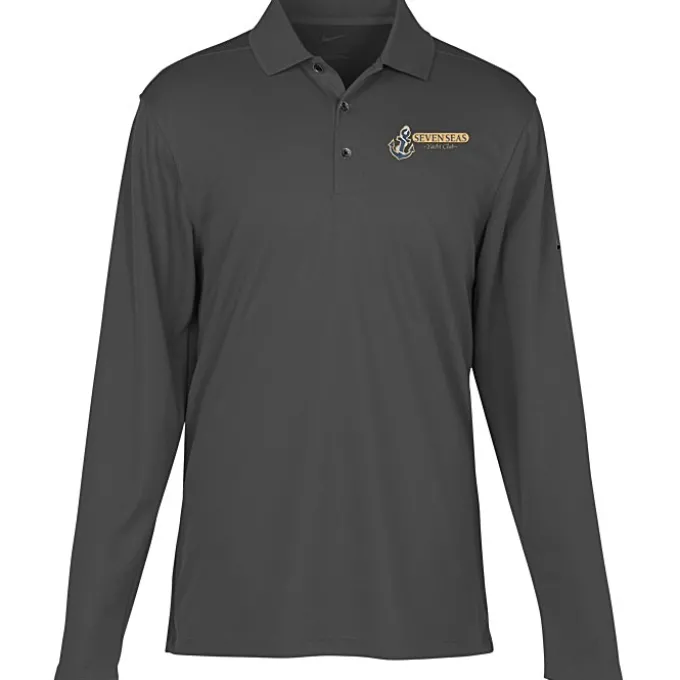 Nike Performance Tech Pique LS Polo 2.0 - Men's