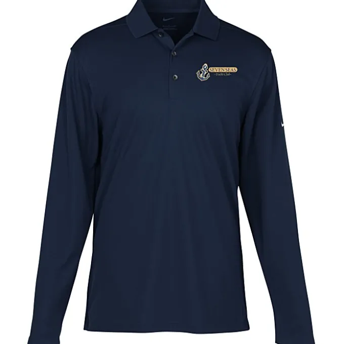 Nike Performance Tech Pique LS Polo 2.0 - Men's