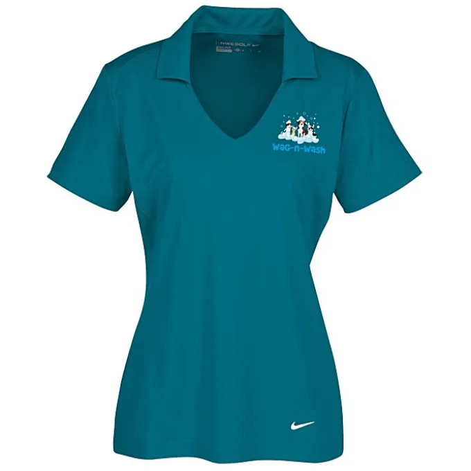 Nike Performance Vertical Mesh Polo - Ladies' - Full Color
