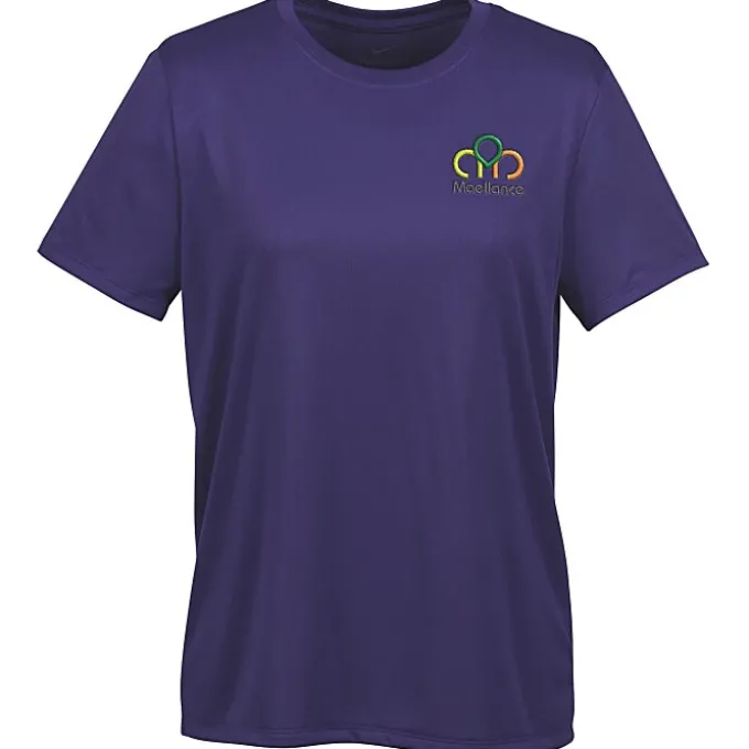 Nike Swoosh Sleeve rLegend T-Shirt - Ladies' - Embroidered