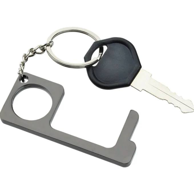 No Contact Keychain with Pouch