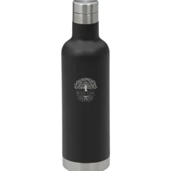 Noir Vacuum Bottle - 25 oz. - Laser Engraved