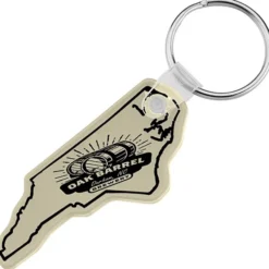 North Carolina Soft Keychain - Opaque