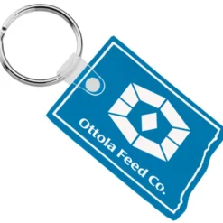 North Dakota Soft Keychain - Translucent