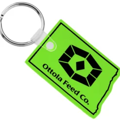 North Dakota Soft Keychain - Translucent