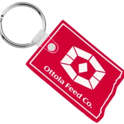 North Dakota Soft Keychain - Translucent