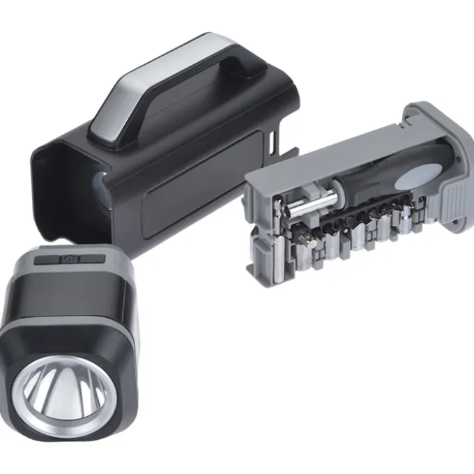 Northfield Tool Set with Rechargeable LED Flashlight