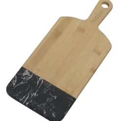 Notch Bamboo & Marble Cutting Board