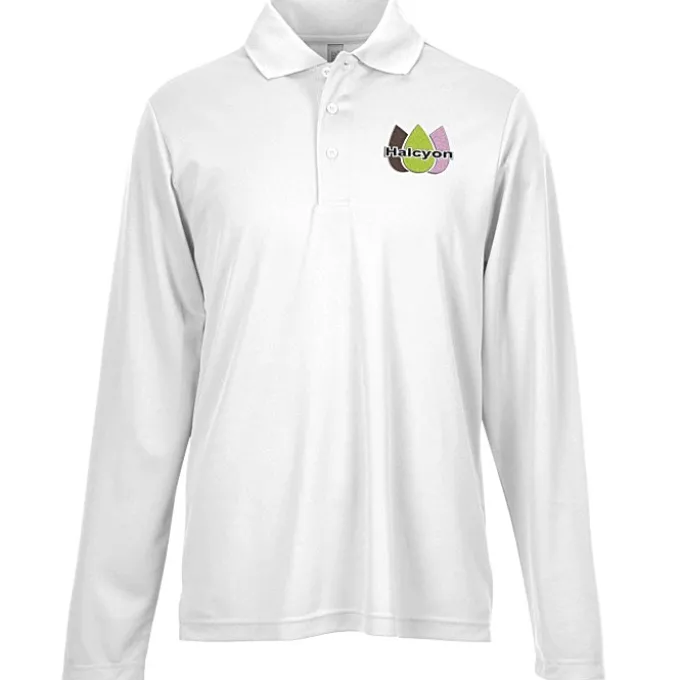 Nova Performance Long Sleeve Pique Polo - Men's