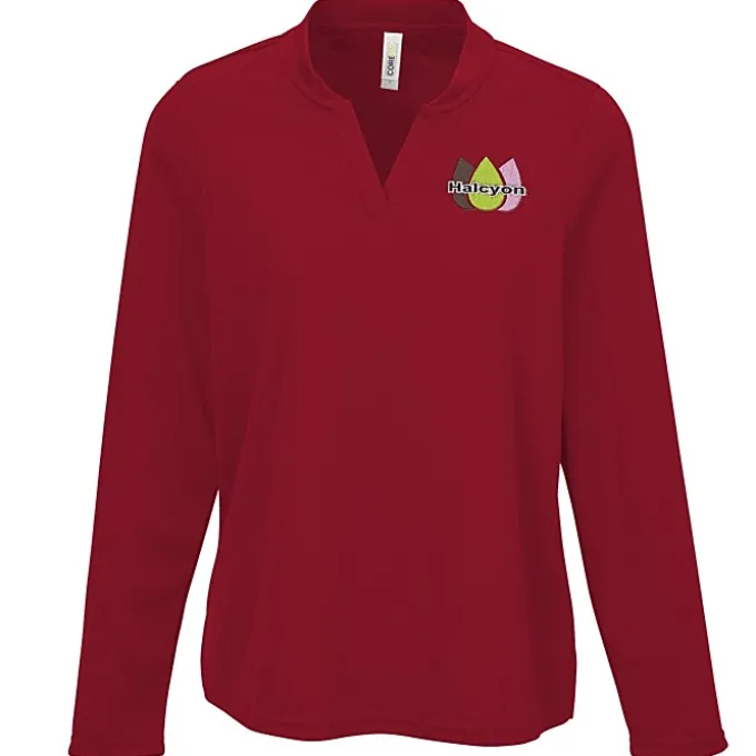 Nova Performance Long Sleeve Pique Polo - Ladies'
