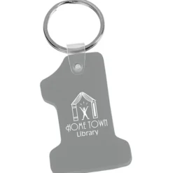 Number One Soft Keychain - Opaque