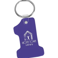 Number One Soft Keychain - Opaque