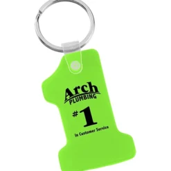 Number One Soft Keychain - Translucent