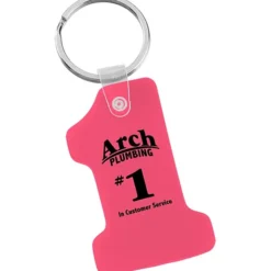 Number One Soft Keychain - Translucent