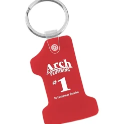 Number One Soft Keychain - Translucent