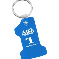 Number One Soft Keychain - Translucent