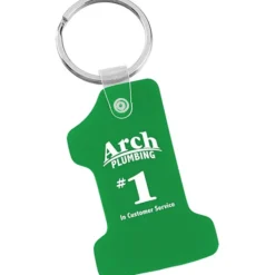 Number One Soft Keychain - Translucent