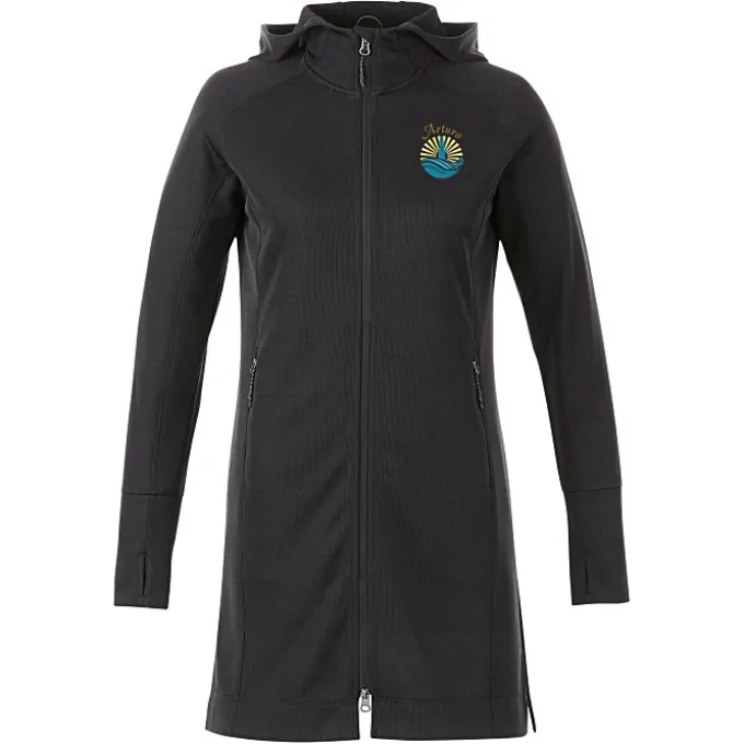 Odell Heather Knit Hooded Jacket - Ladies'