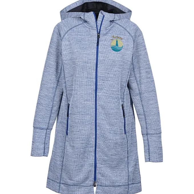 Odell Heather Knit Hooded Jacket - Ladies'