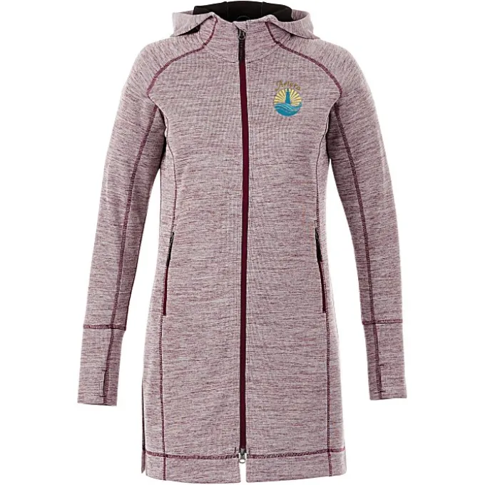 Odell Heather Knit Hooded Jacket - Ladies'