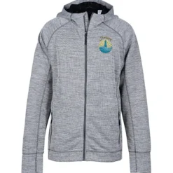 Odell Heather Knit Hooded Jacket - Men's
