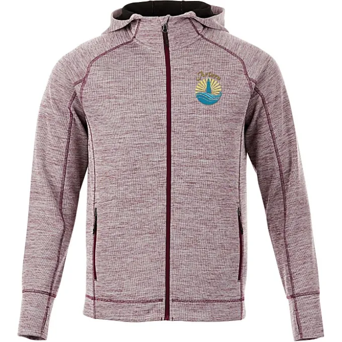 Odell Heather Knit Hooded Jacket - Men's