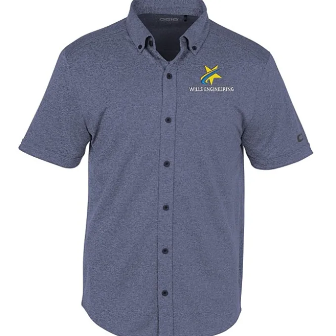 OGIO Performance Stretch Full Button Shirt - Men's