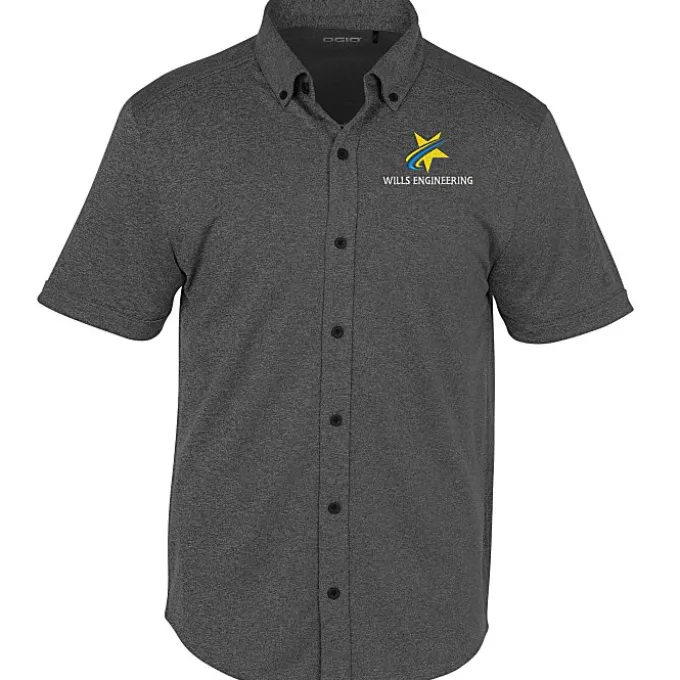 OGIO Performance Stretch Full Button Shirt - Men's