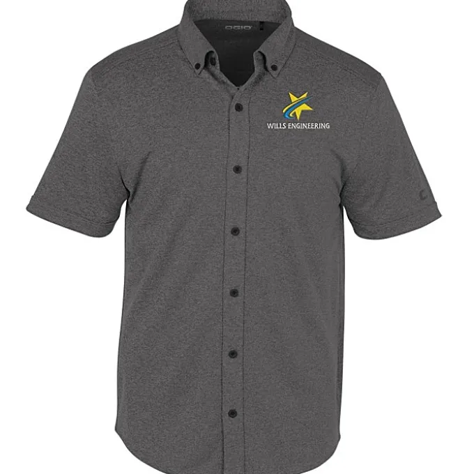 OGIO Performance Stretch Full Button Shirt - Men's