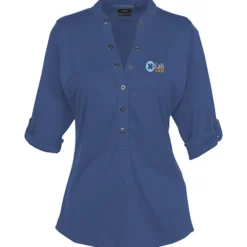 OGIO Poly Interlock Stay-Cool Henley - Ladies'