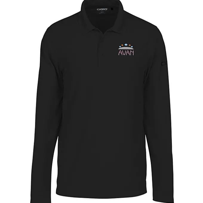 OGIO Stay-Cool Long Sleeve Performance Polo - Men's