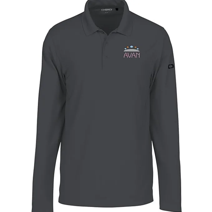 OGIO Stay-Cool Long Sleeve Performance Polo - Men's