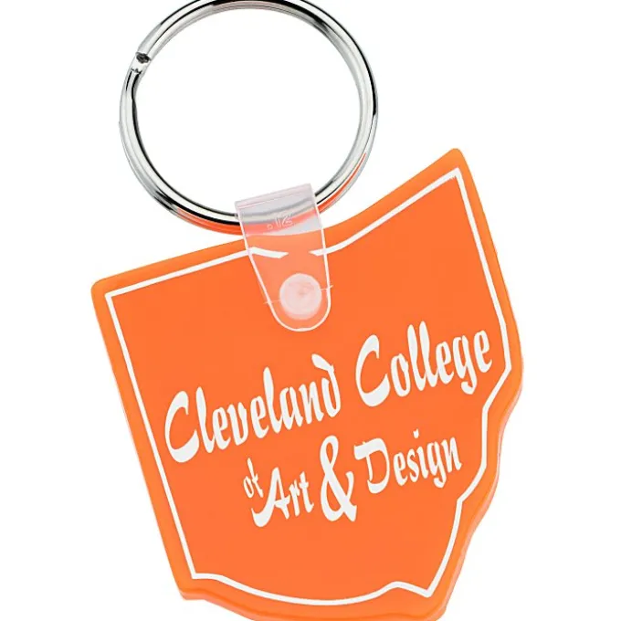Ohio Soft Keychain - Translucent