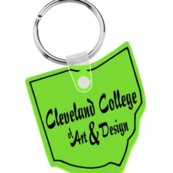 Ohio Soft Keychain - Translucent