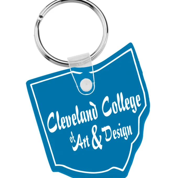 Ohio Soft Keychain - Translucent